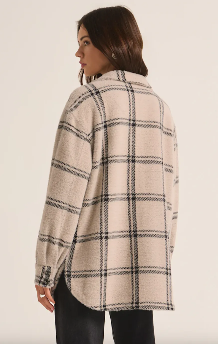 plaid tucker jacket