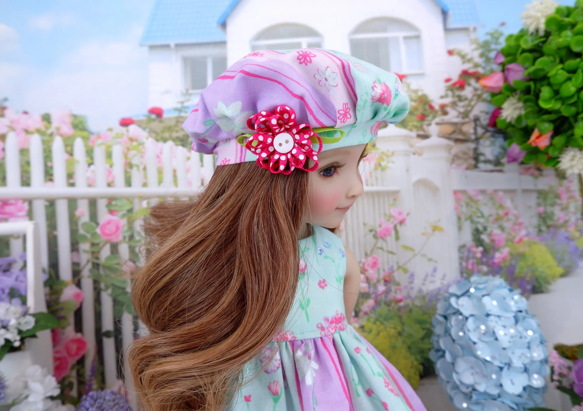 Posy Meadow - dress with boots for Ruby Red Fashion Friends doll