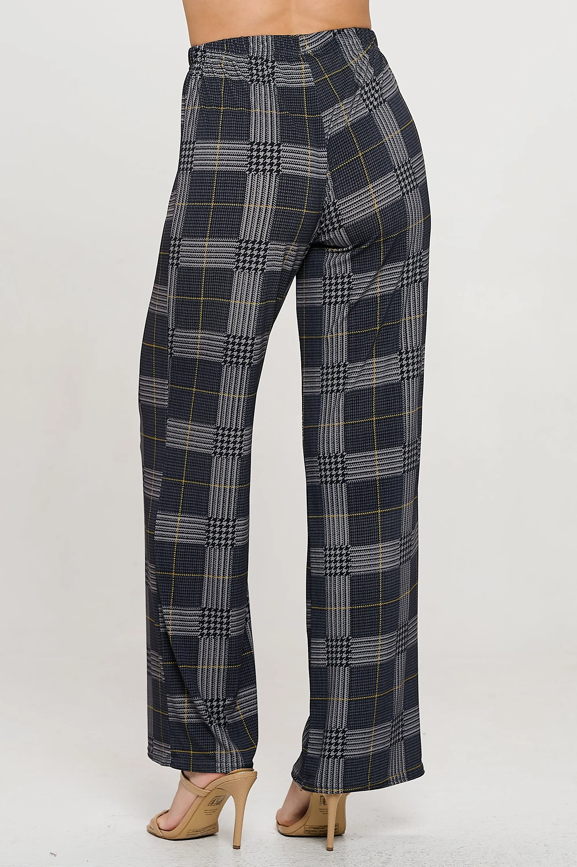 Print Flared Pants-5042HT-ARD1-D008