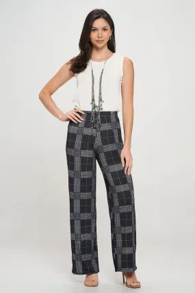 Print Flared Pants-5042HT-ARD1-D008