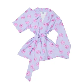 "I Am Enough" Kimono Belted Shacket (Purple)