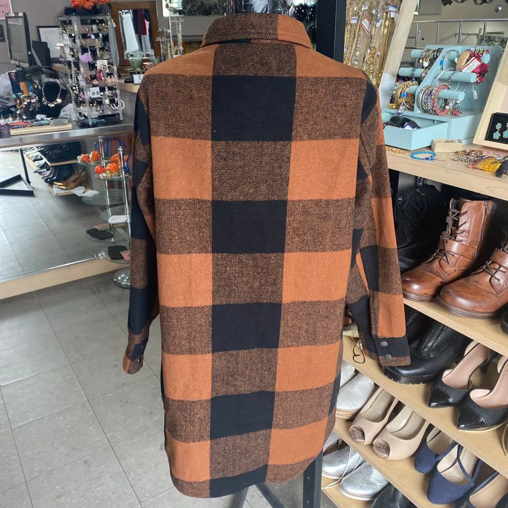 RD Style plaid shacket S