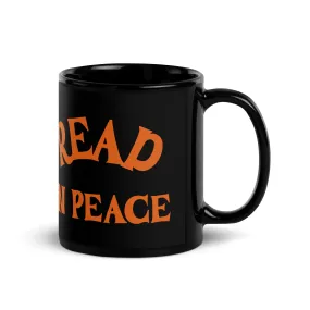 Read in Peace Black Glossy Mug