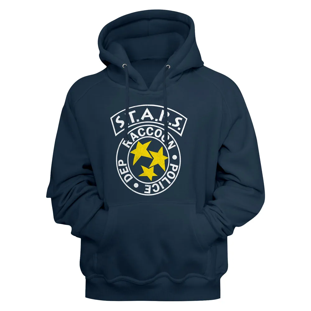 Resident Evil Rpd Stars Men's Sweatshirt With Hood