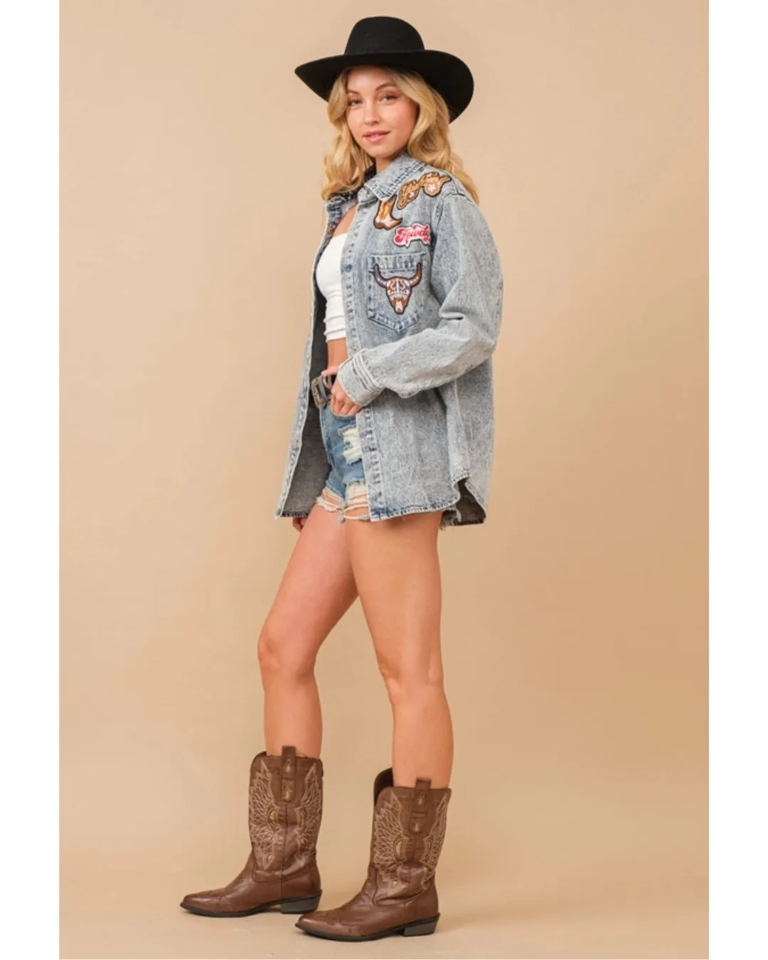 Rodeo Denim Shacket