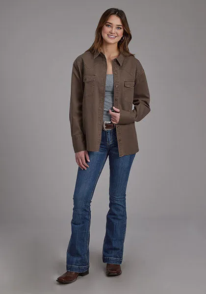 Roper Women Oversized Western Shirt Jacket