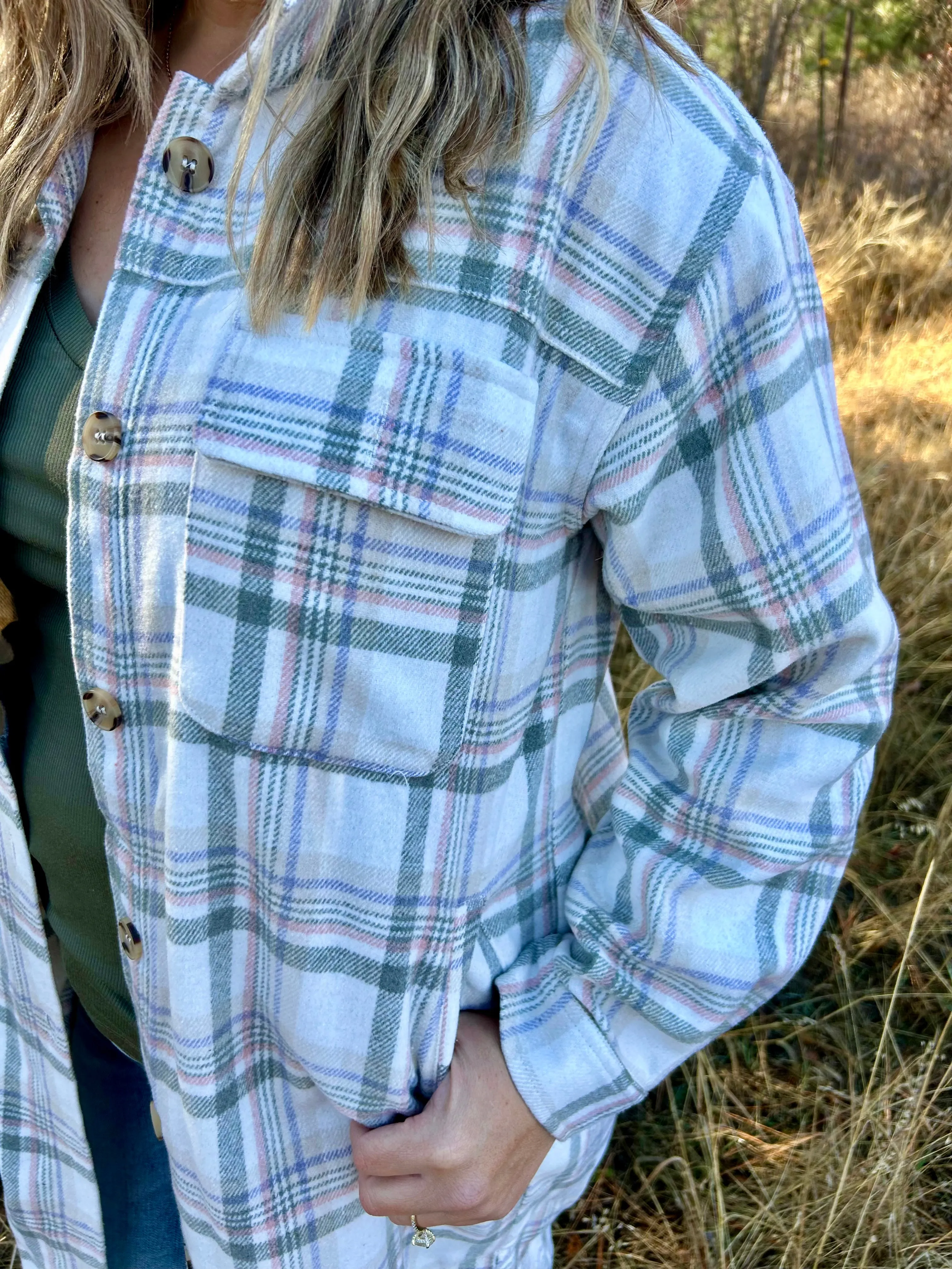 Rosie Plaid Shacket FINAL SALE!