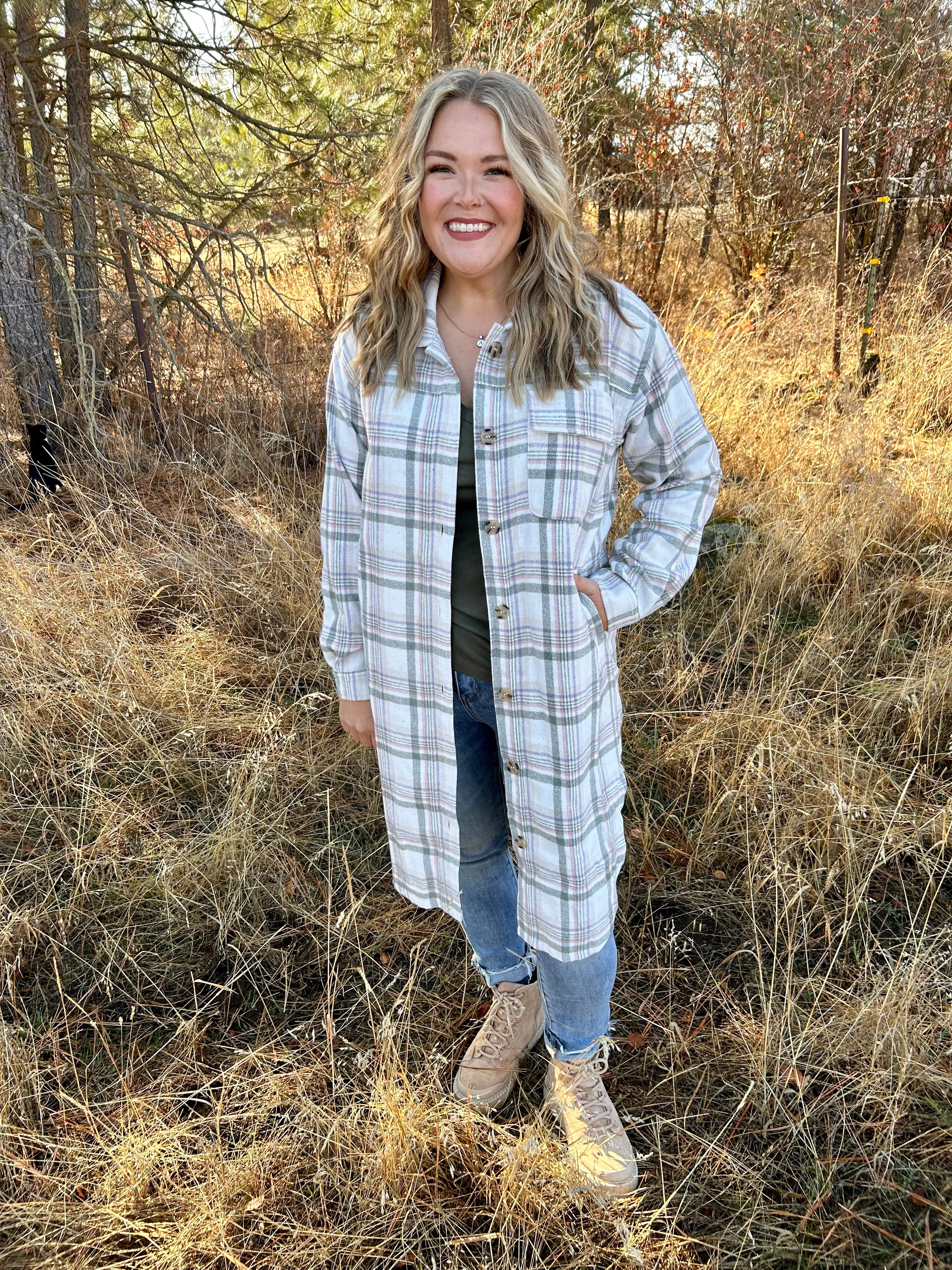 Rosie Plaid Shacket FINAL SALE!