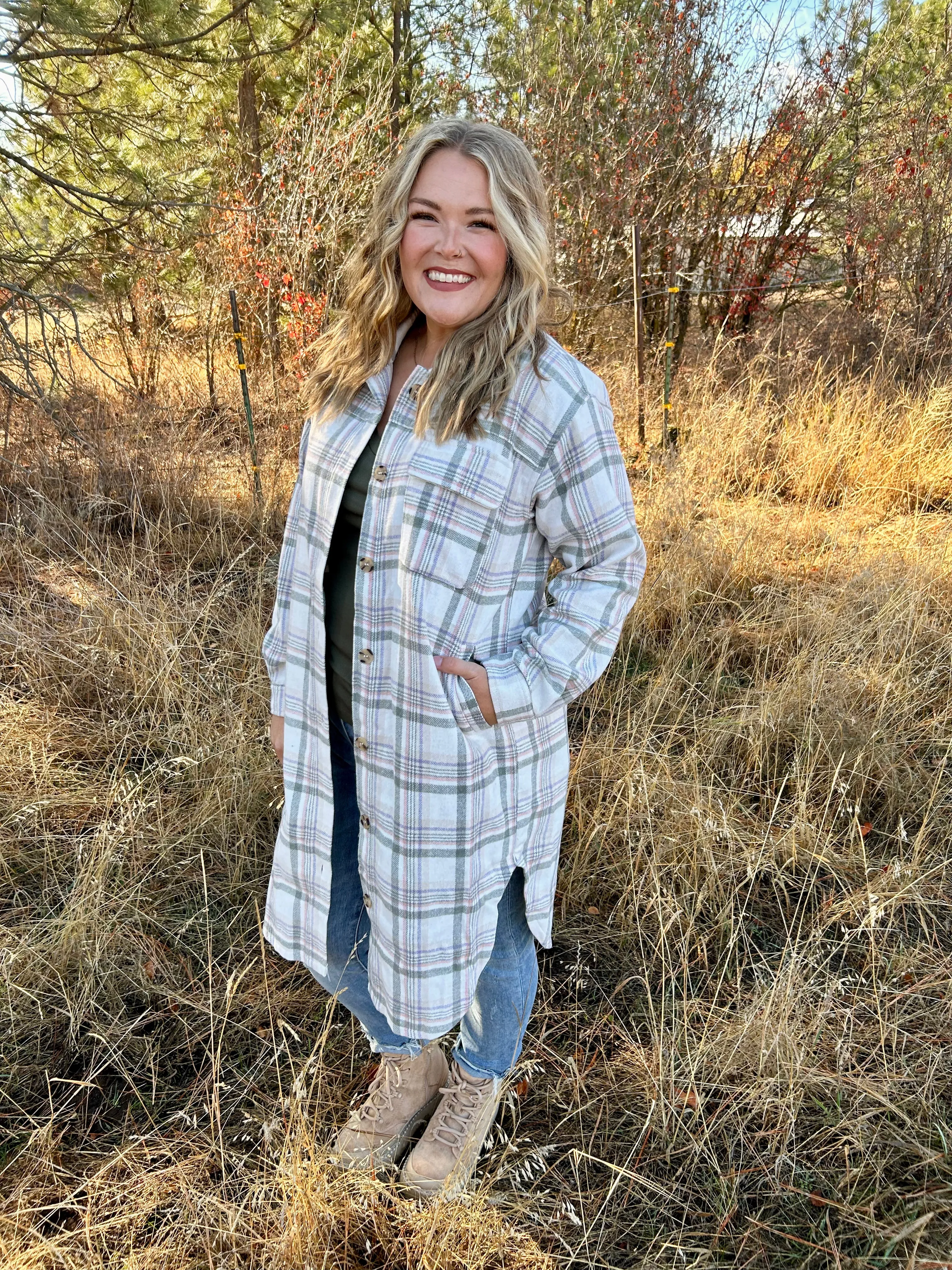 Rosie Plaid Shacket FINAL SALE!