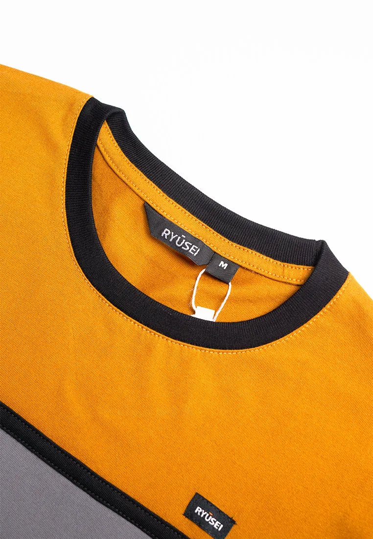 Ryusei Kaos Pria Kitami CMB Mustard