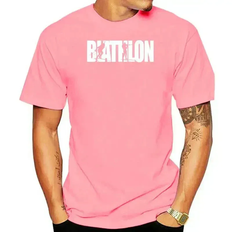 shirt featuring biathlon winter sport text print Excellent
