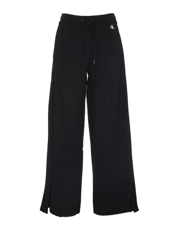 Side Rib Straight Milano Pants