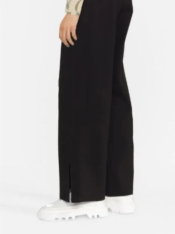 Side Rib Straight Milano Pants