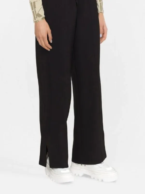 Side Rib Straight Milano Pants