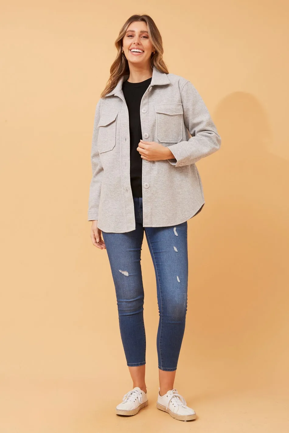 STORMI PATCH POCKET SHACKET