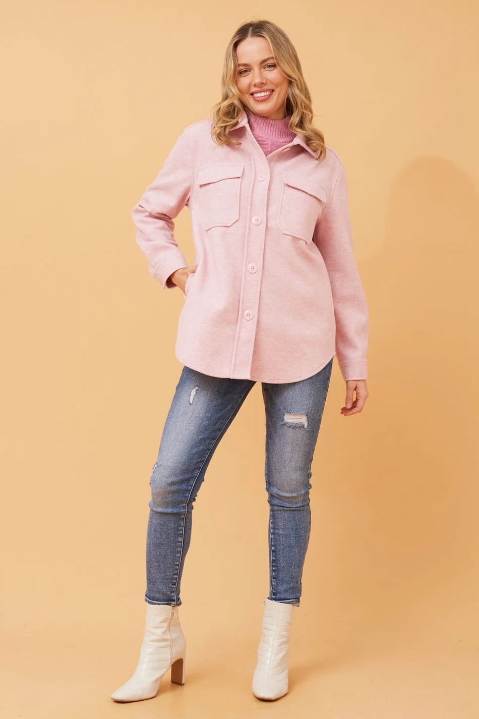 STORMI PATCH POCKET SHACKET
