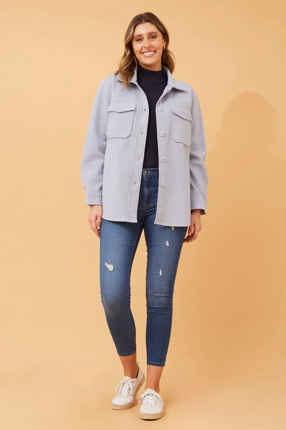 STORMI PATCH POCKET SHACKET