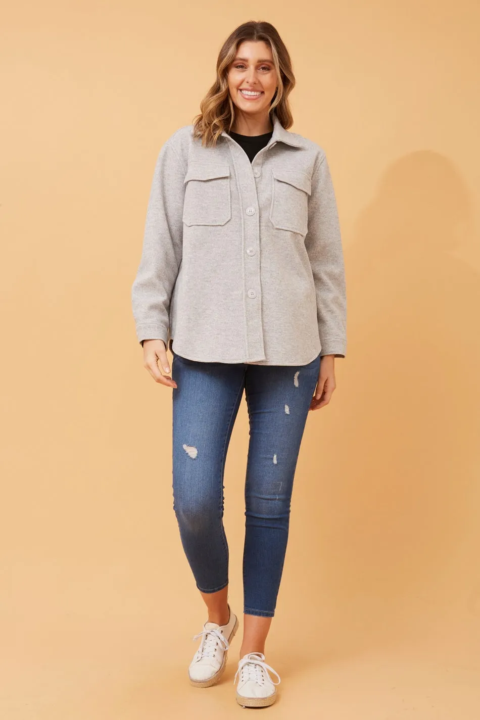 STORMI PATCH POCKET SHACKET