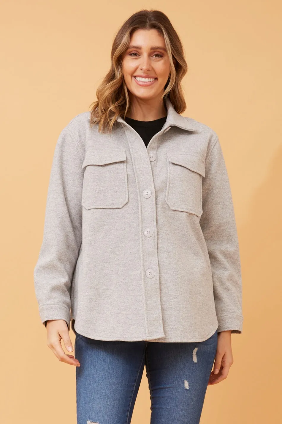 STORMI PATCH POCKET SHACKET