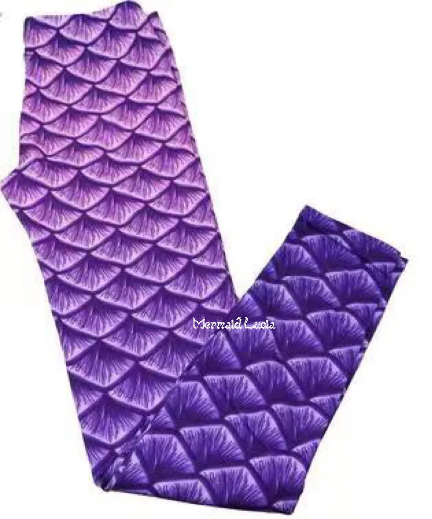 Swimmable Silicone Fin Scale Pants Mermaid Merman Tights Trousers