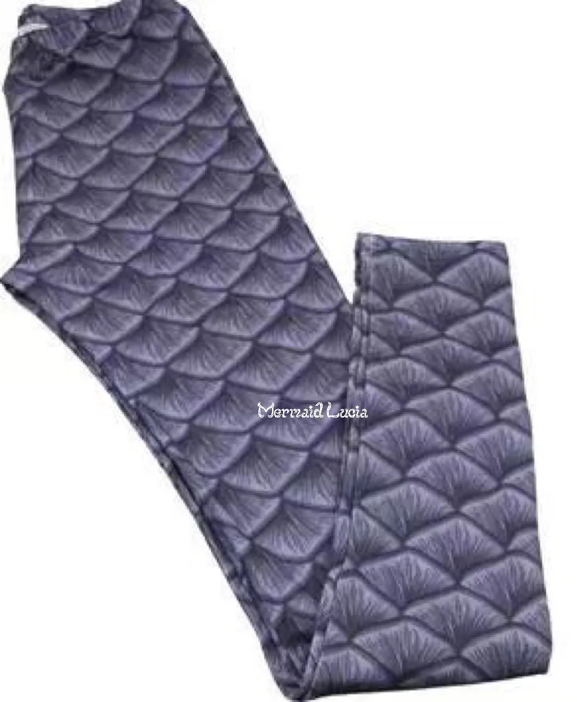 Swimmable Silicone Fin Scale Pants Mermaid Merman Tights Trousers