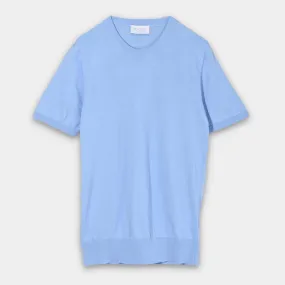 T-shirt Short Sleeve 100% Cotton - Blue