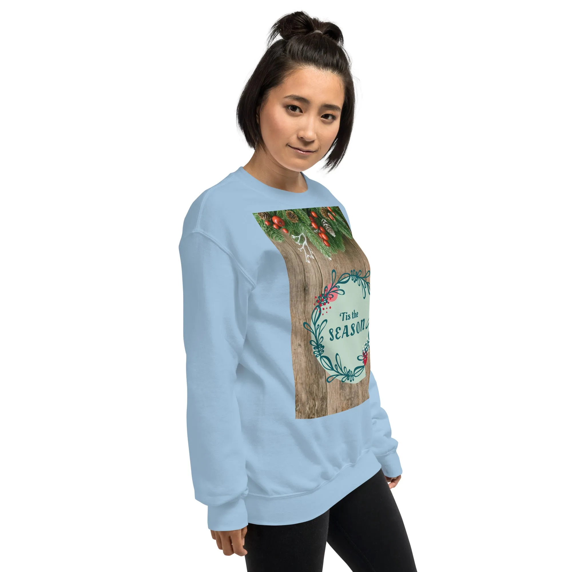 Tis The Season Christmas Sweatshirt (Glamourange Christmas Sweatshirt Womens)