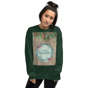 Tis The Season Christmas Sweatshirt (Glamourange Christmas Sweatshirt Womens)