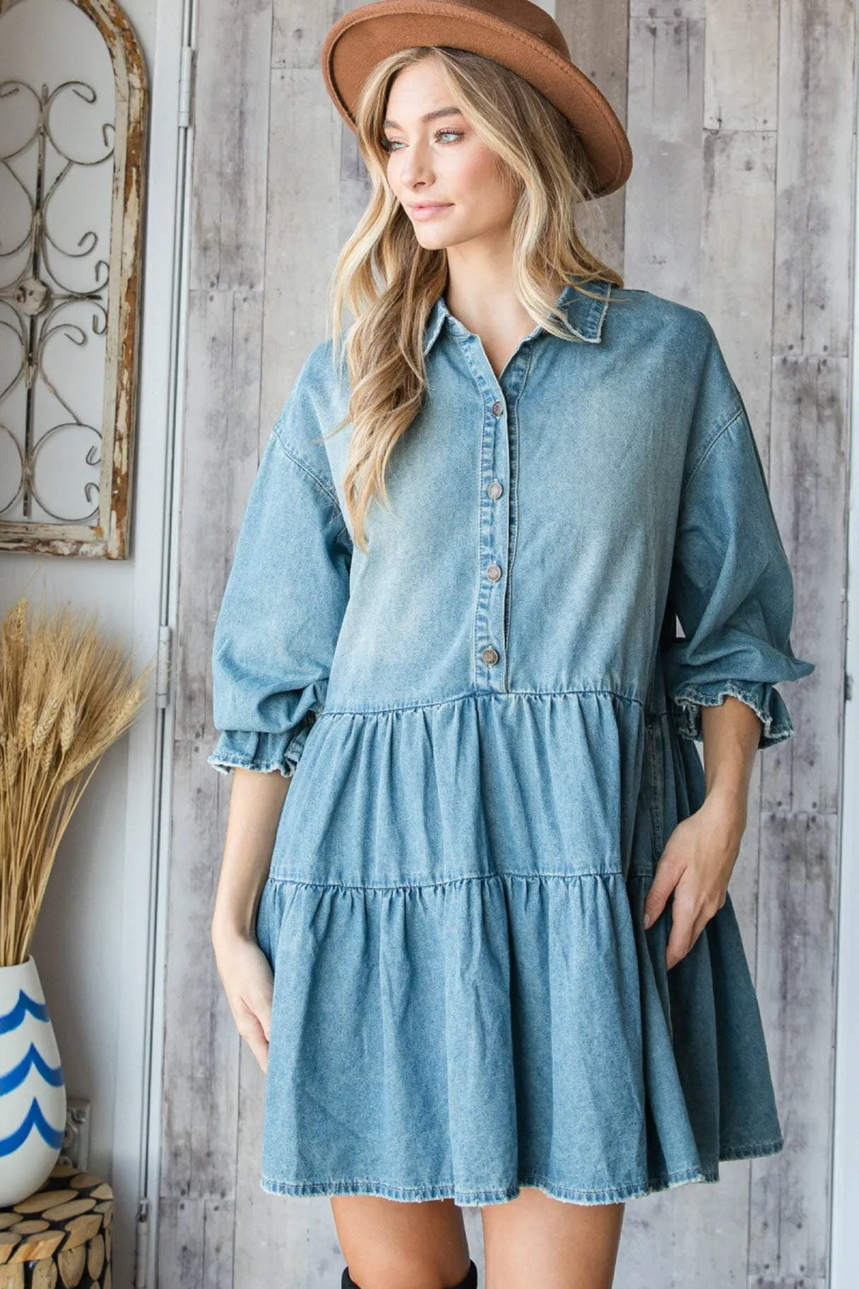 Two Stepping Babydoll Dress