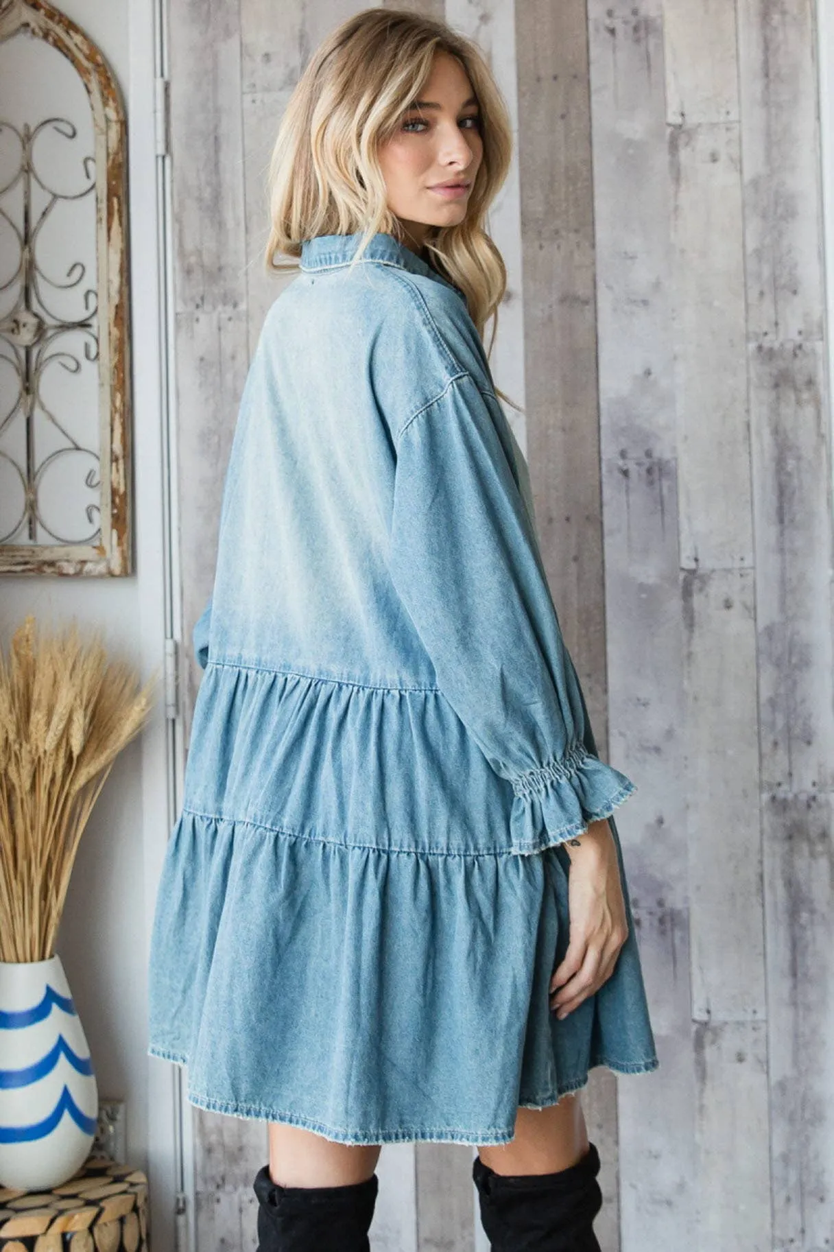 Two Stepping Babydoll Dress