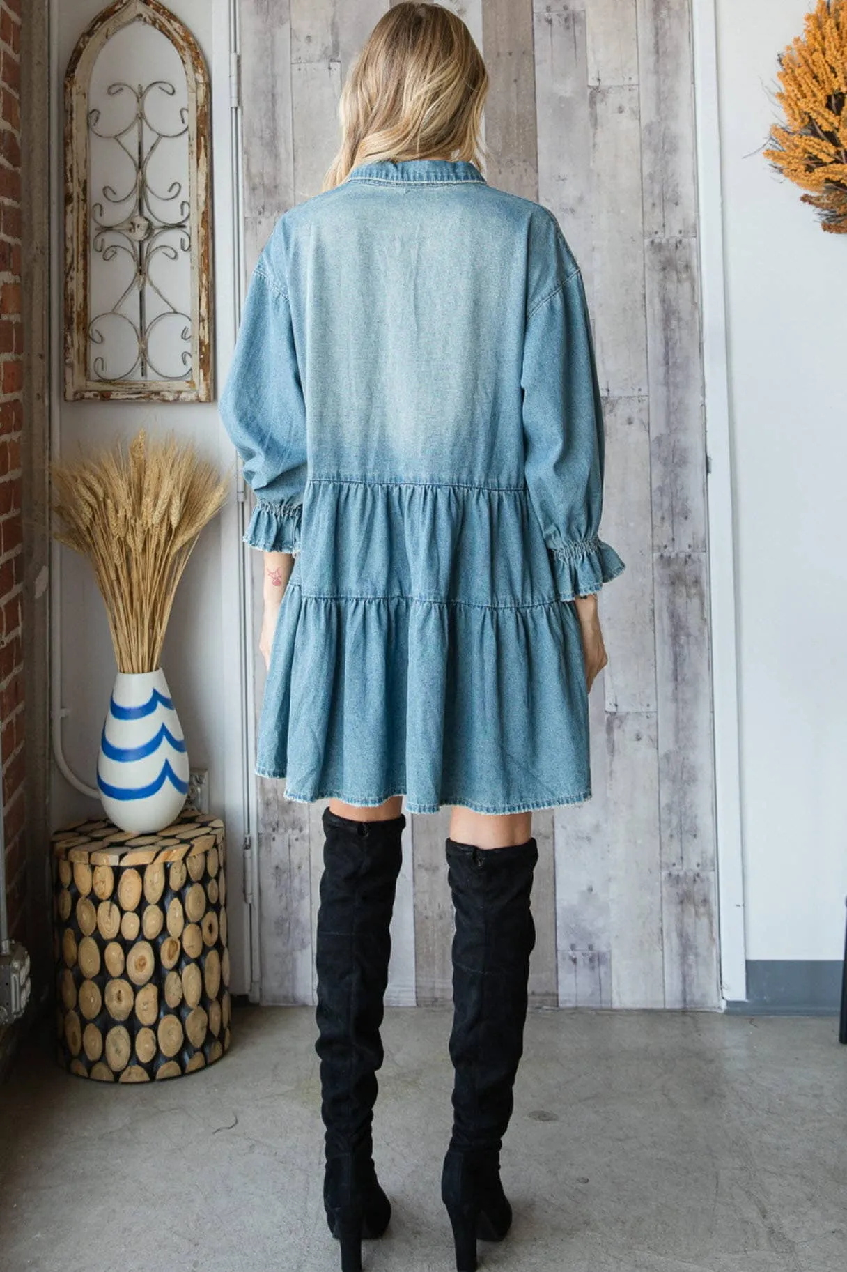 Two Stepping Babydoll Dress