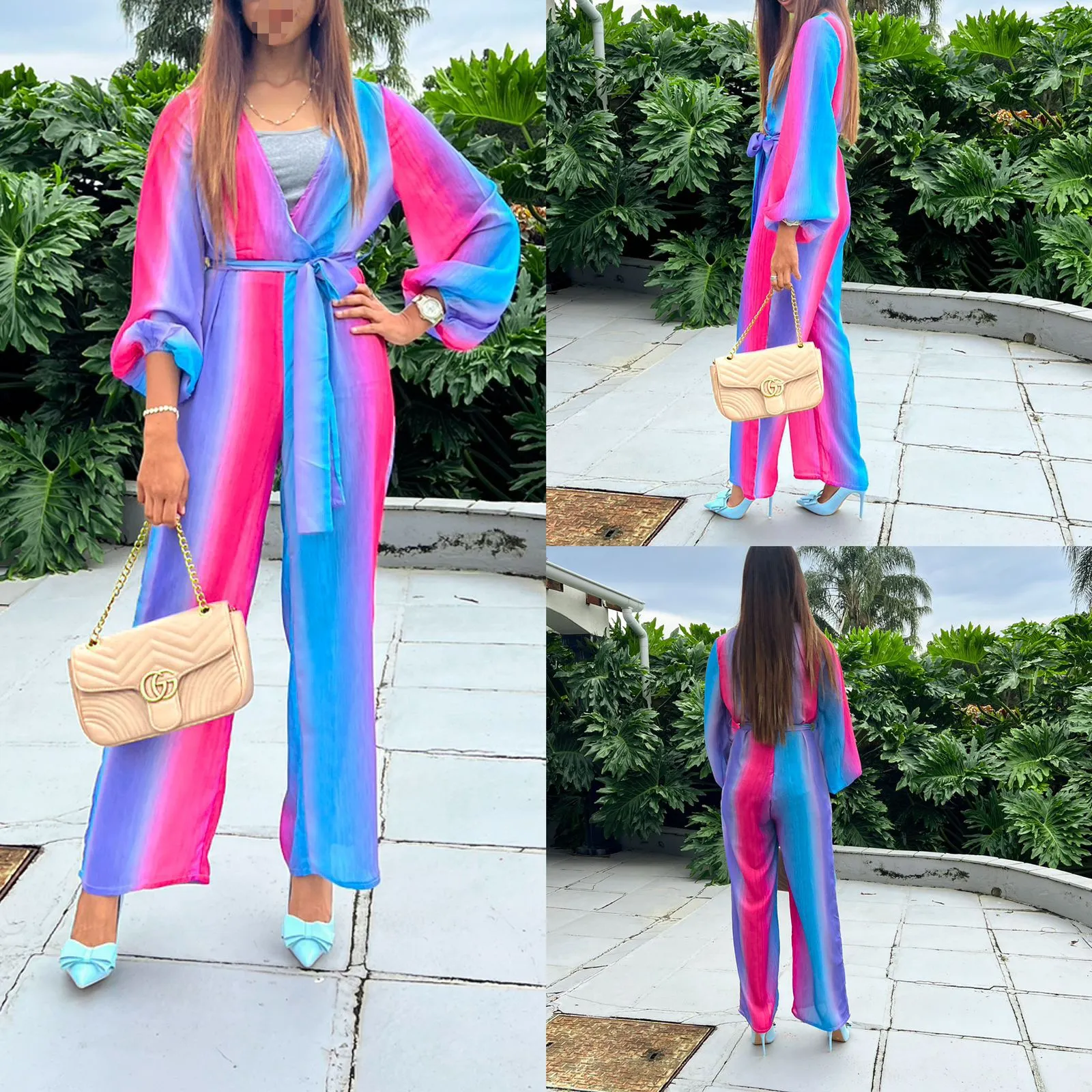 Two tone jumpsuit