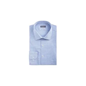 Van Heusen Regular Fit Stretch Solid Color Long Sleeve Button Down Shirt Blue Stone