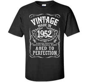 Vintage Made In 1952 Birthday Gift Idea T Shirt