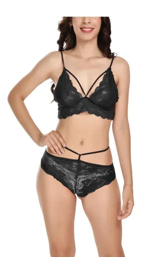 Viral Girl's Women's Babydoll Lingerie Set For Honeymoon For Women's Thongs (pack Of 1)