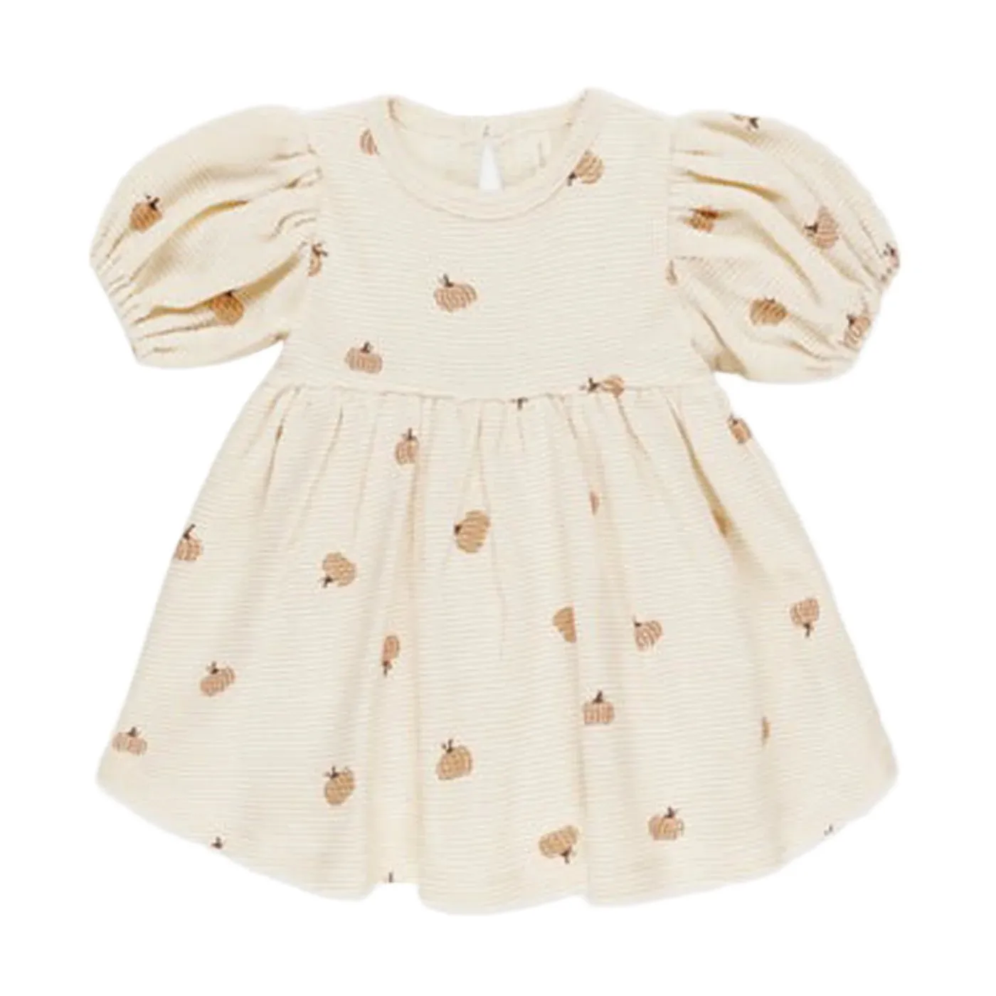 Waffle Babydoll Dress - Pumpkins