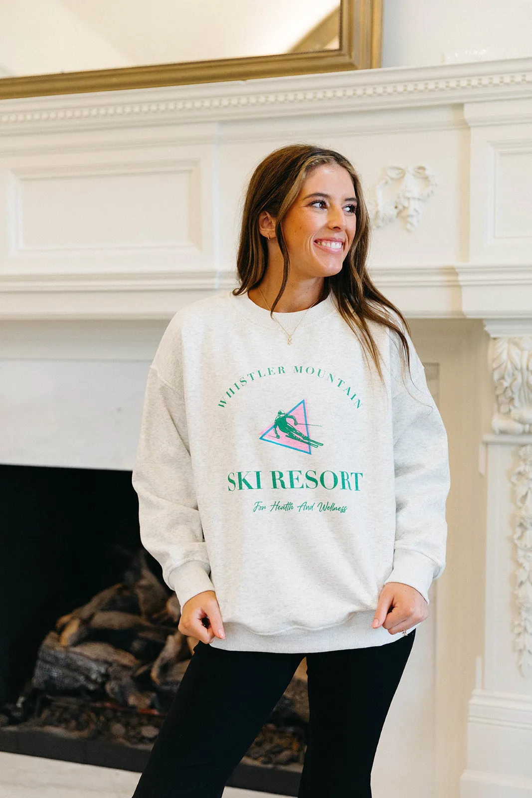 Whistler Mountain Sweatshirt - H.Grey