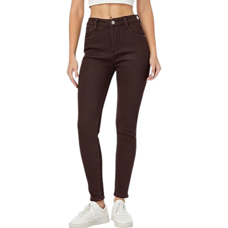 Winter Fleece Lined Women's Stretchable Jeans