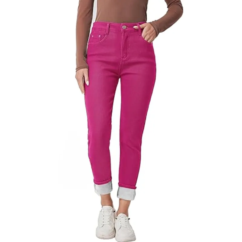 Winter Fleece Lined Women's Stretchable Jeans