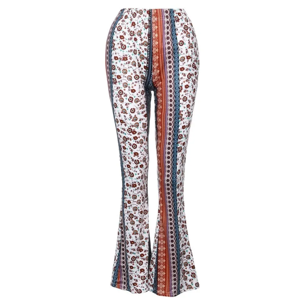 Women's Stretch Bell Bottom Flared Pants