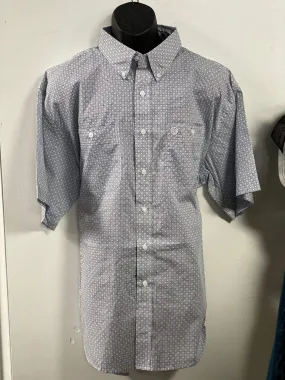 Wrangler® George Strait Collection Short Sleeve Shirt - Blue